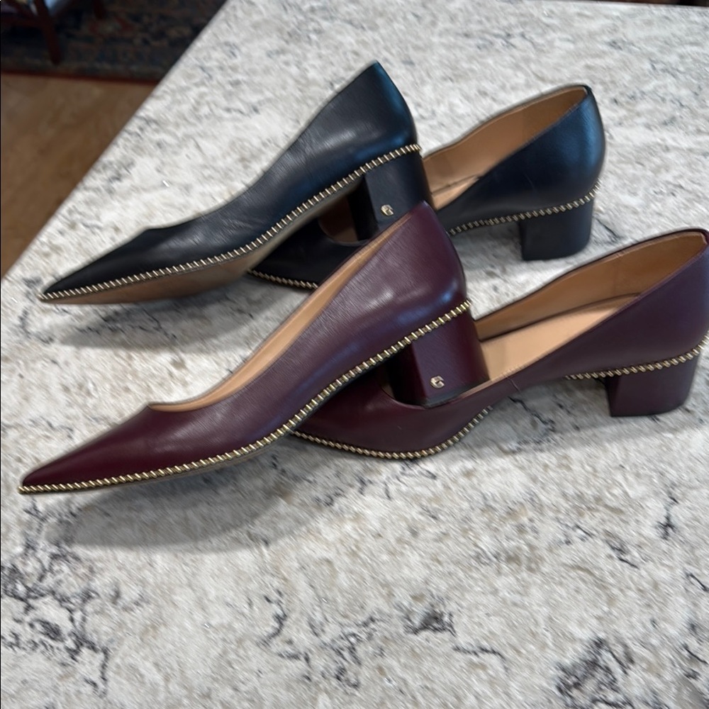 Two for the price of one! Sz 10 Coach pumps- classic